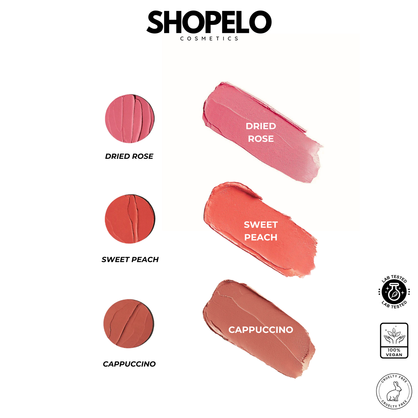 POWDER CREAM STICK (BRONZE, GLOW, BLUSH)
